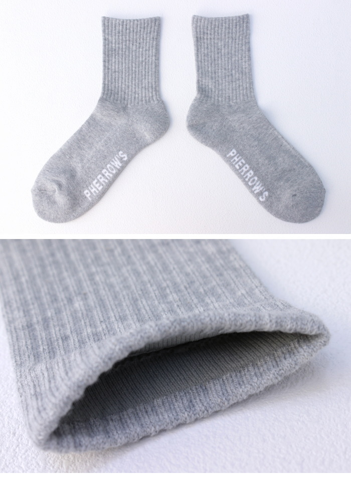 フェローズ PHERROW'S 2足組パックソックス 25S-2PACK-SOX メンズ 日本製 靴下 2025春夏/返品・交換不可 | Pherrow's | 04