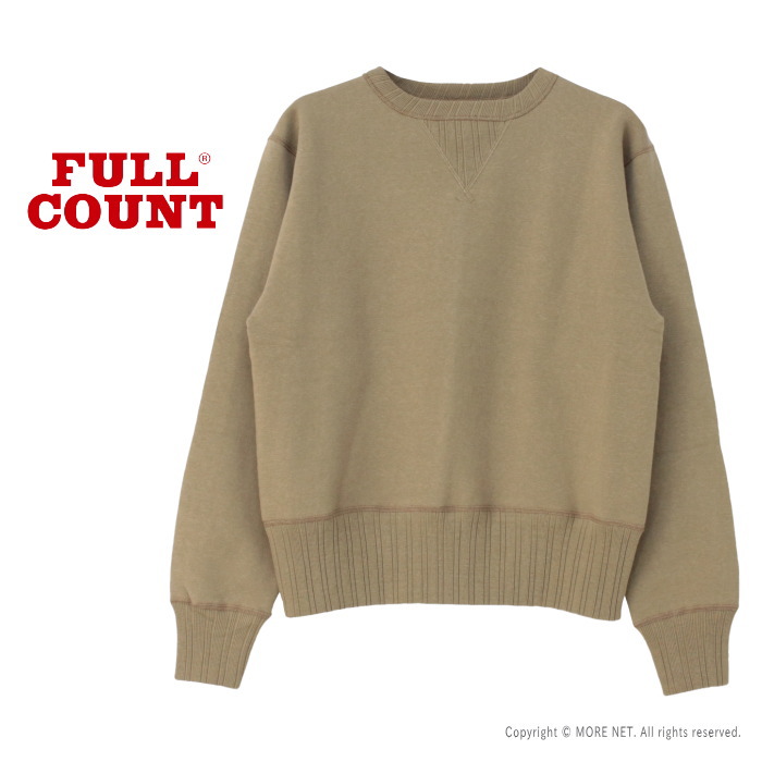 フルカウント FULLCOUNT 両Vガゼット セットインスウェットシャツ 3741SP メンズ 日本製 トレーナー 無地 | FULLCOUNT
