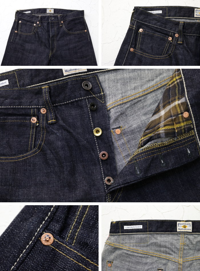 Pherrow's（フェローズ） オリジナルストレートジーンズ 421SW メンズ