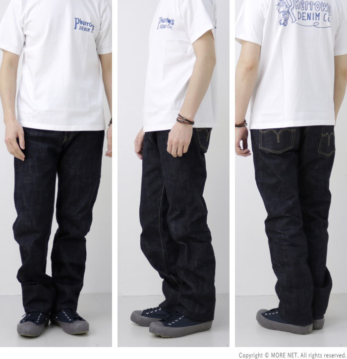 Pherrow's（フェローズ） オリジナルストレートジーンズ 421SW メンズ
