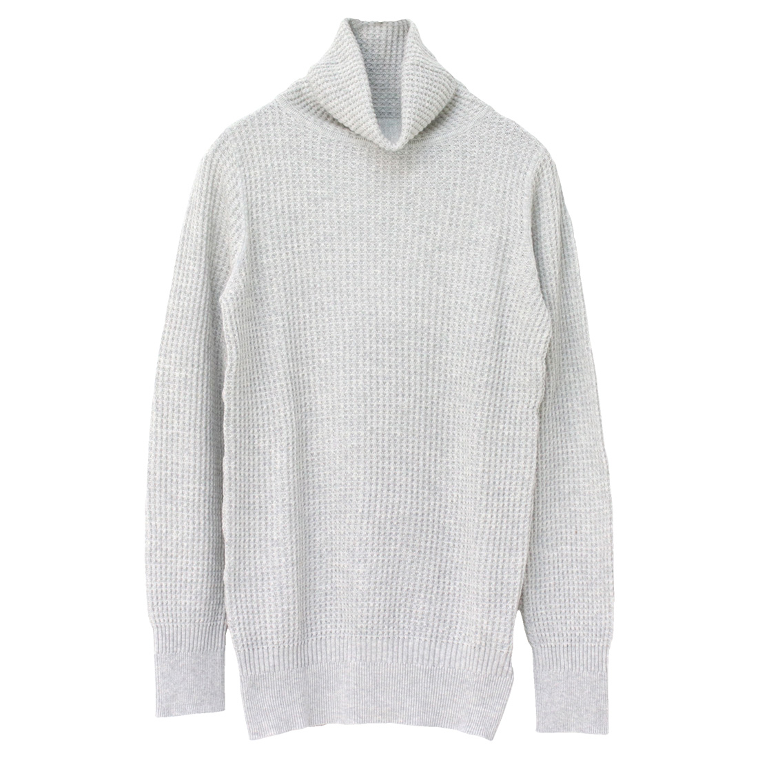 マオメイド mao made ゆるっふわっワッフル編みタートルネックプルオーバー 441155 トップス ニット 無地 ボーダー 洗える /返品・交換不可/SALE セール | mao made | 01