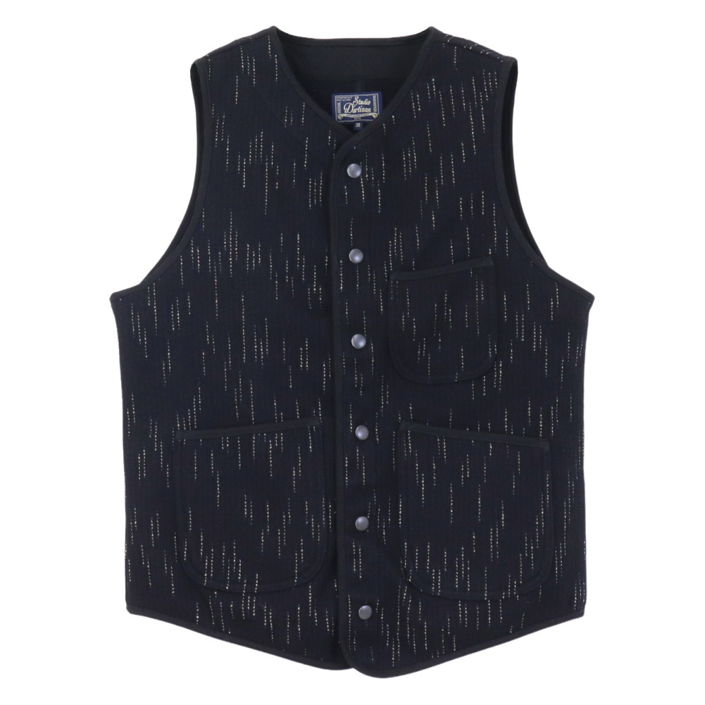 STUDIO D'ARTISAN（ステュディオ・ダ・ルチザン） 絣染ビーチクロス