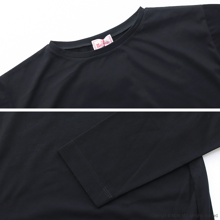 マオメイド mao made ORGANIC FIELD OF VIEWいつものラウンドヘムTEE 511201 トップス 長袖 無地 レイヤード 重ね着 日本製 レディース 2025春夏 | mao made | 07