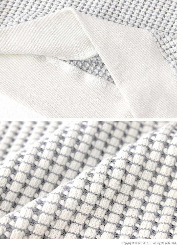 SLICK（スリック） ビッグワッフルプルオーバー 5131014 メンズ ニット