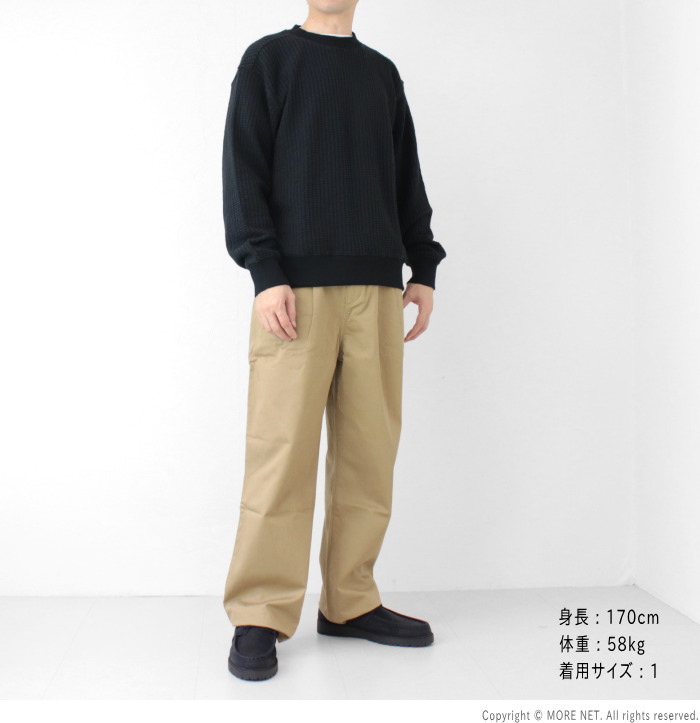 スリック SLICK ビッグワッフルプルオーバー 5131014 メンズ ニット Tシャツ SLICK（スリック） ビッグワッフルプルオーバー 5131014 メンズ ニット