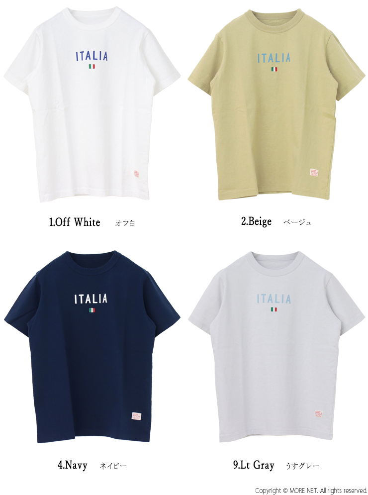 快晴堂 かいせいどう 半袖UNI-Tシャツ BASIC FIT B柄 イタリア 51C-108 日本製 プリント ロゴ 刺繍 トップス レディース 2025春夏 | 快晴堂 | 05