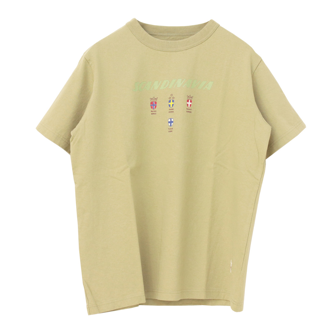 快晴堂 かいせいどう 半袖UNI-Tシャツ BASIC FIT C柄 スカンジナビア 51C-109  日本製 プリント ロゴ 刺繍 トップス レディース 2025春夏 | 快晴堂 | 02