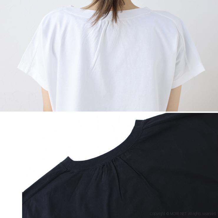 快晴堂 かいせいどう 肩ギャザー半袖Girl'sTシャツ 51C-39 無地 ワイド ポケット 刺繍 ロゴ カットソー レディース 2025春夏 | 快晴堂 | 14