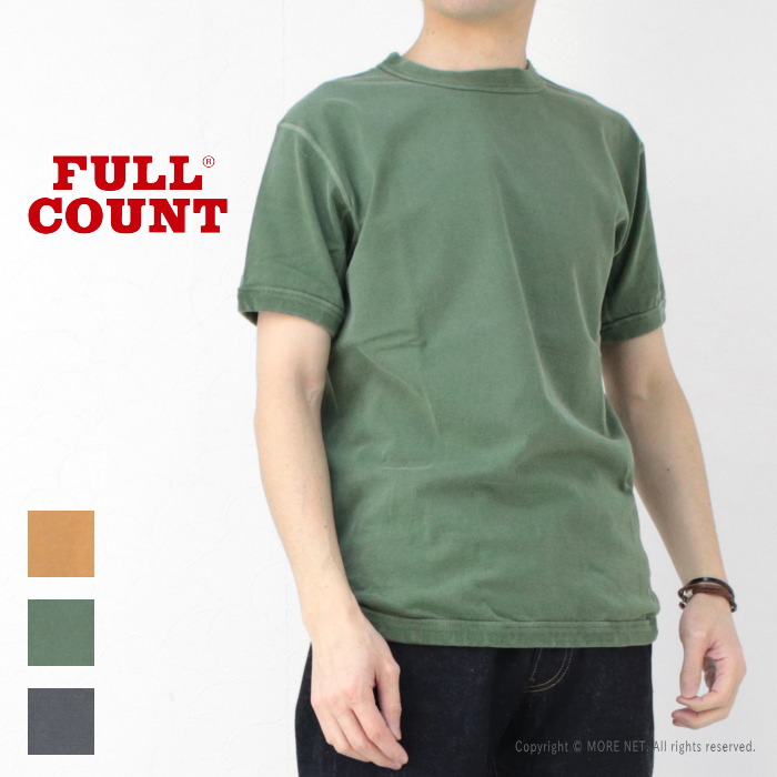 フルカウント FULLCOUNT ピグメントダイ フラットシームヘビーウェイトTシャツ 5222-25 メンズ 日本製 半袖 無地 2025春夏 | FULLCOUNT | 02