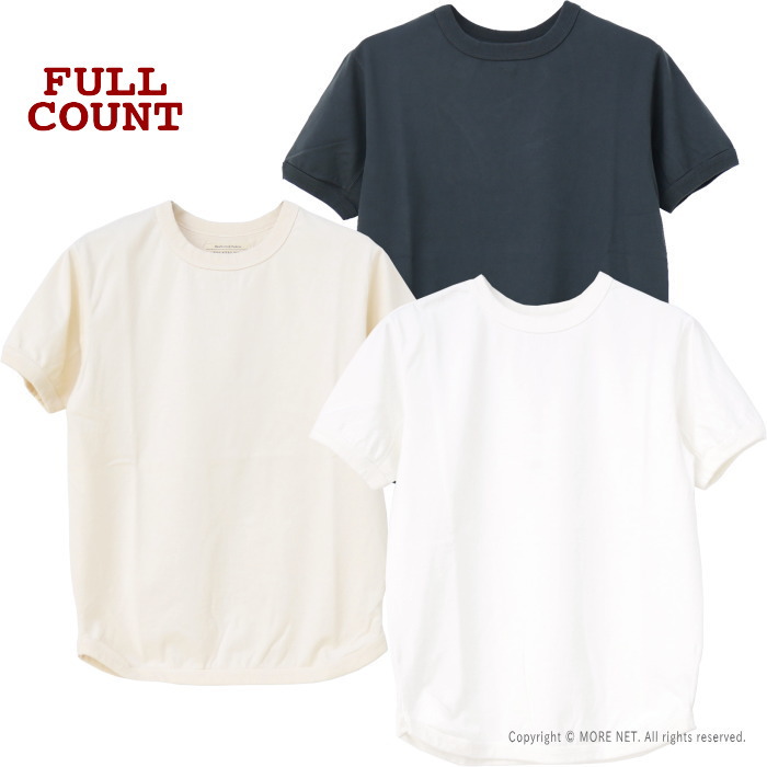 フルカウント FULLCOUNT Tシャツ フラットシームヘビーウェイト 5222 メンズ 日本製 半袖 2024春夏｜more-net2