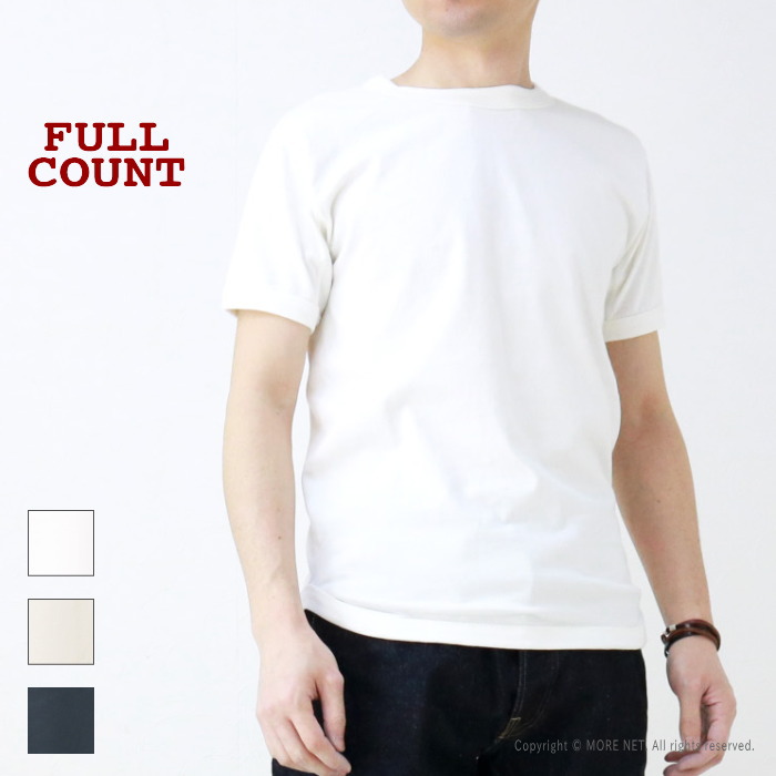 フルカウント FULLCOUNT Tシャツ フラットシームヘビーウェイト 5222 メンズ 日本製 半袖 2024春夏｜more-net2｜06