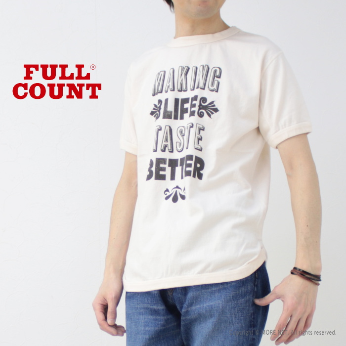 フルカウント FULLCOUNT ステファンケニーコラボ プリントTシャツ 5222PT-7 メンズ 日本製 半袖