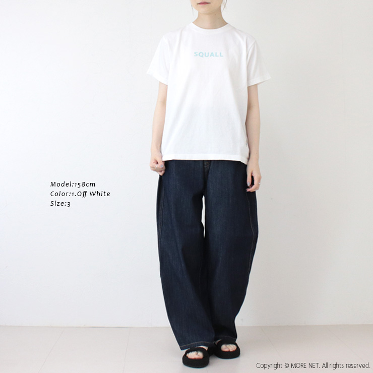 快晴堂 かいせいどう 海上がりUNI-Tシャツ BASIC FIT/B柄：スコール 52C-102 トップス 半袖 無地 ロゴ 刺繍 日本製 レディース 2025春夏 | 快晴堂 | 06