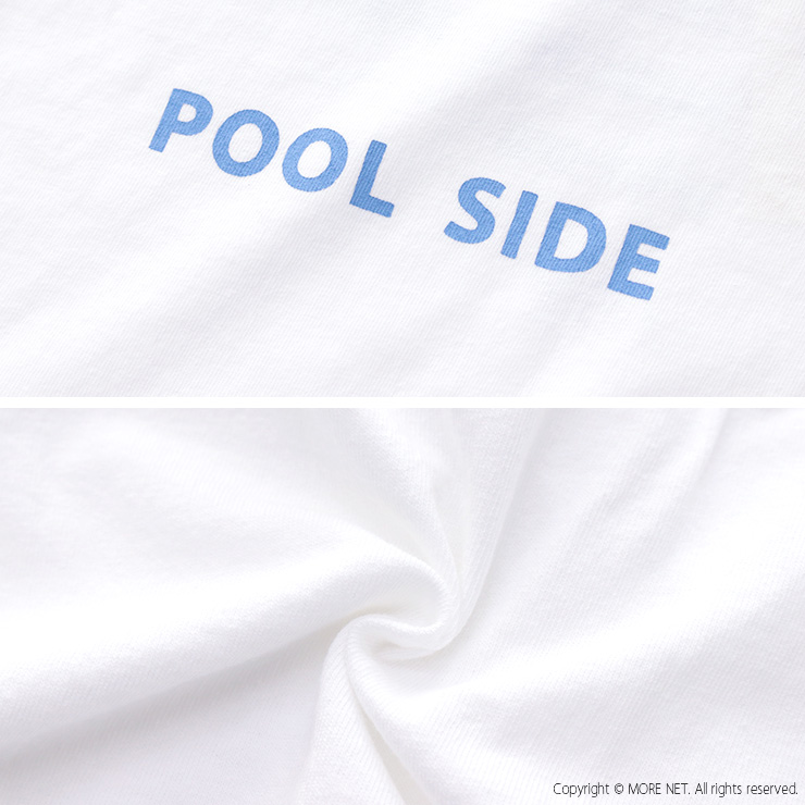 快晴堂 かいせいどう 海上がりUNI-Tシャツ BASIC FIT/C柄：プールサイド 52C-103 トップス プリント 半袖 無地 ロゴ 刺繍 日本製 レディース 2025春夏 | 快晴堂 | 11