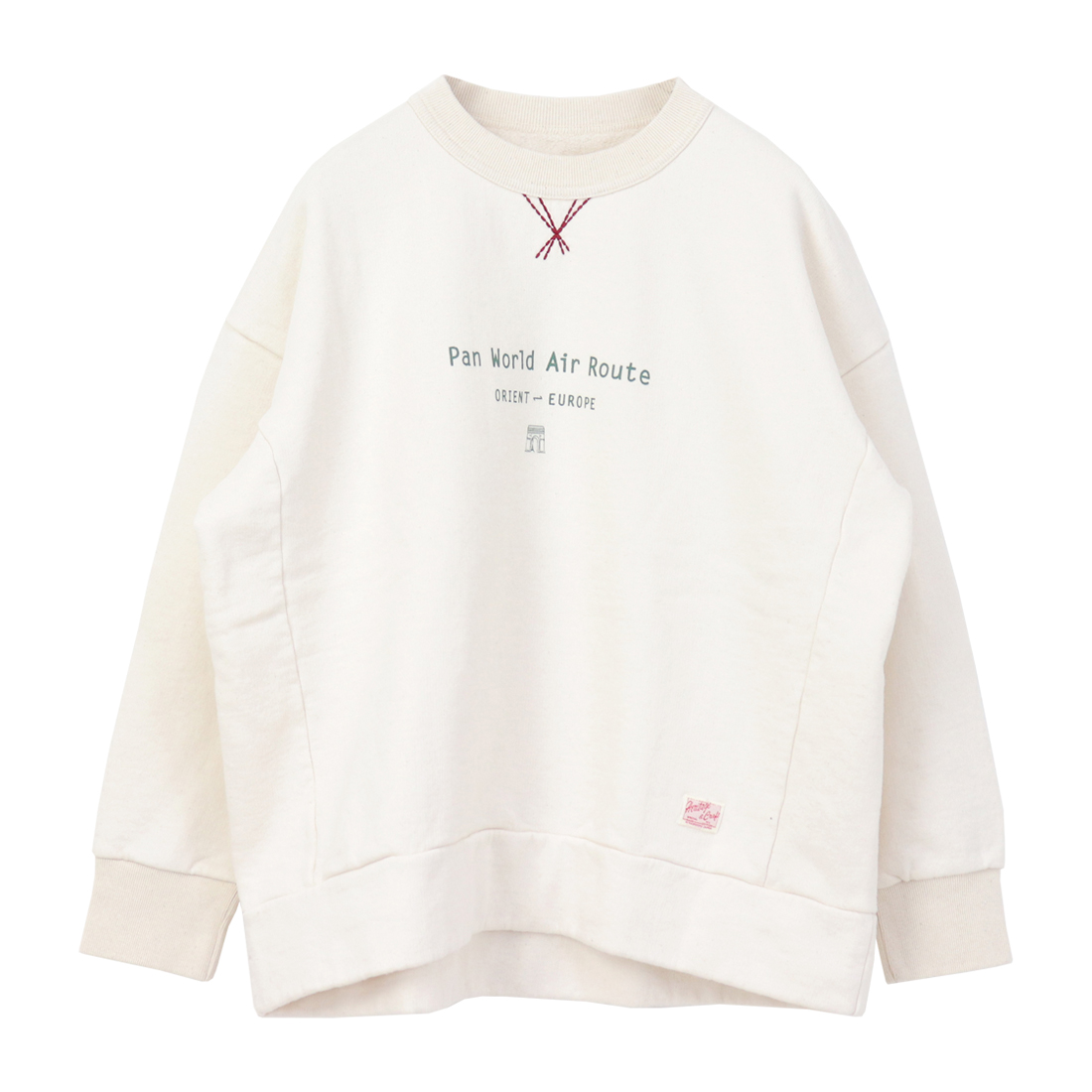 快晴堂 かいせいどう 裏起毛ロゴGirl'sトレーナー C柄 ポーラルート/サザンルート 53C-121 日本製 スウェット プリント レディース 2025秋冬 | 快晴堂 | 01