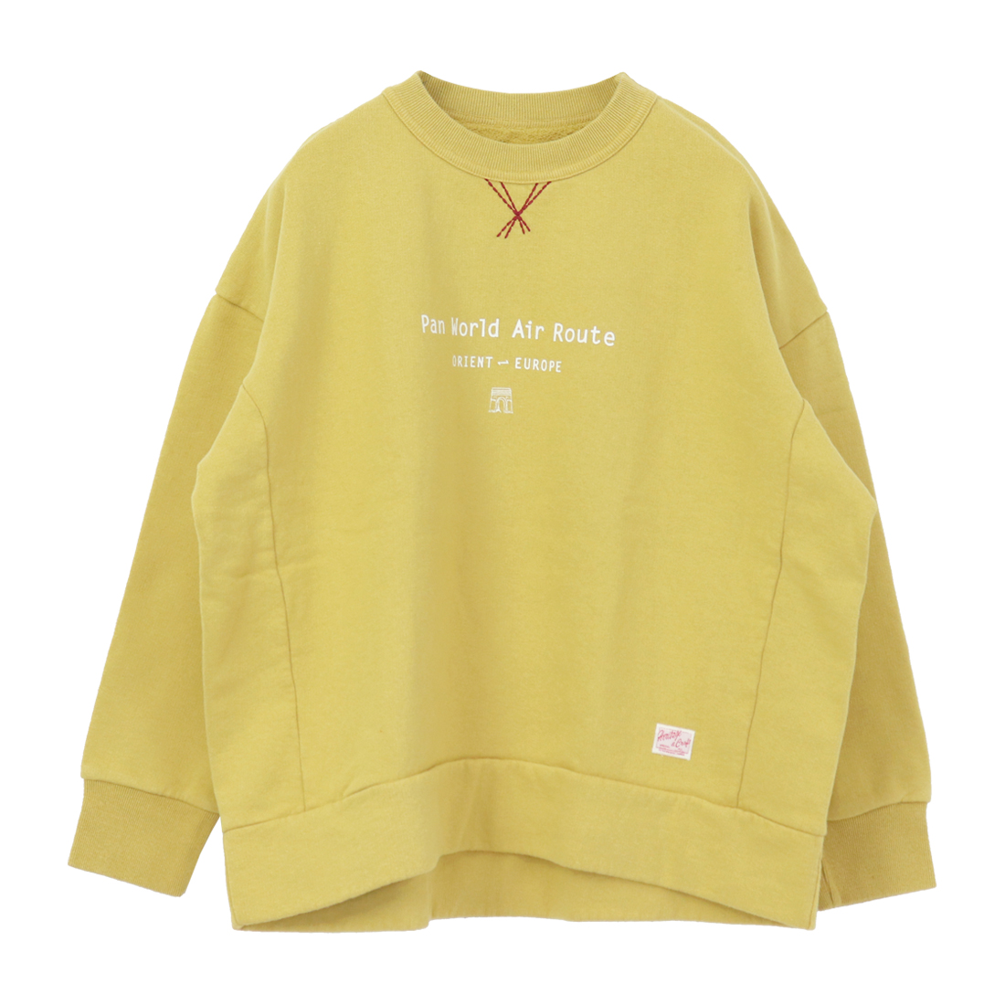 快晴堂 かいせいどう 裏起毛ロゴGirl'sトレーナー C柄 ポーラルート/サザンルート 53C-121 日本製 スウェット プリント レディース 2025秋冬 | 快晴堂 | 03