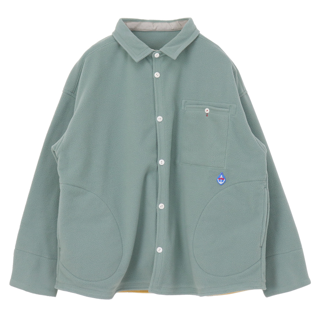 快晴堂 かいせいどう HAYATE 軽く暖かいフリース ステッチ沢山・羽織り