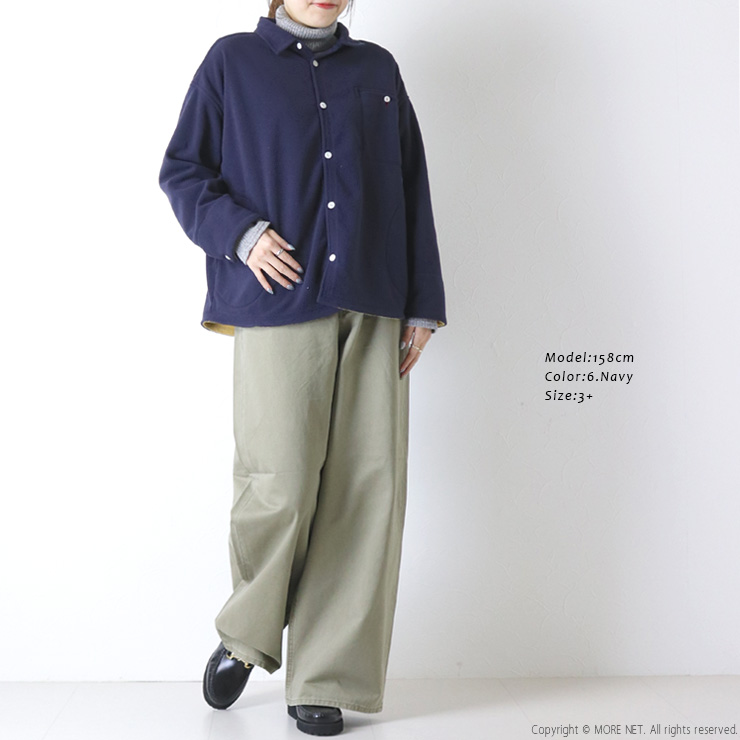 快晴堂 かいせいどう HAYATE 軽く暖かいフリース ステッチ沢山・羽織り