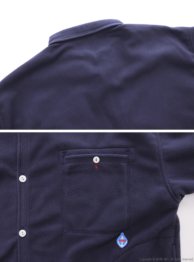 快晴堂 かいせいどう HAYATE 軽く暖かいフリース ステッチ沢山・羽織り