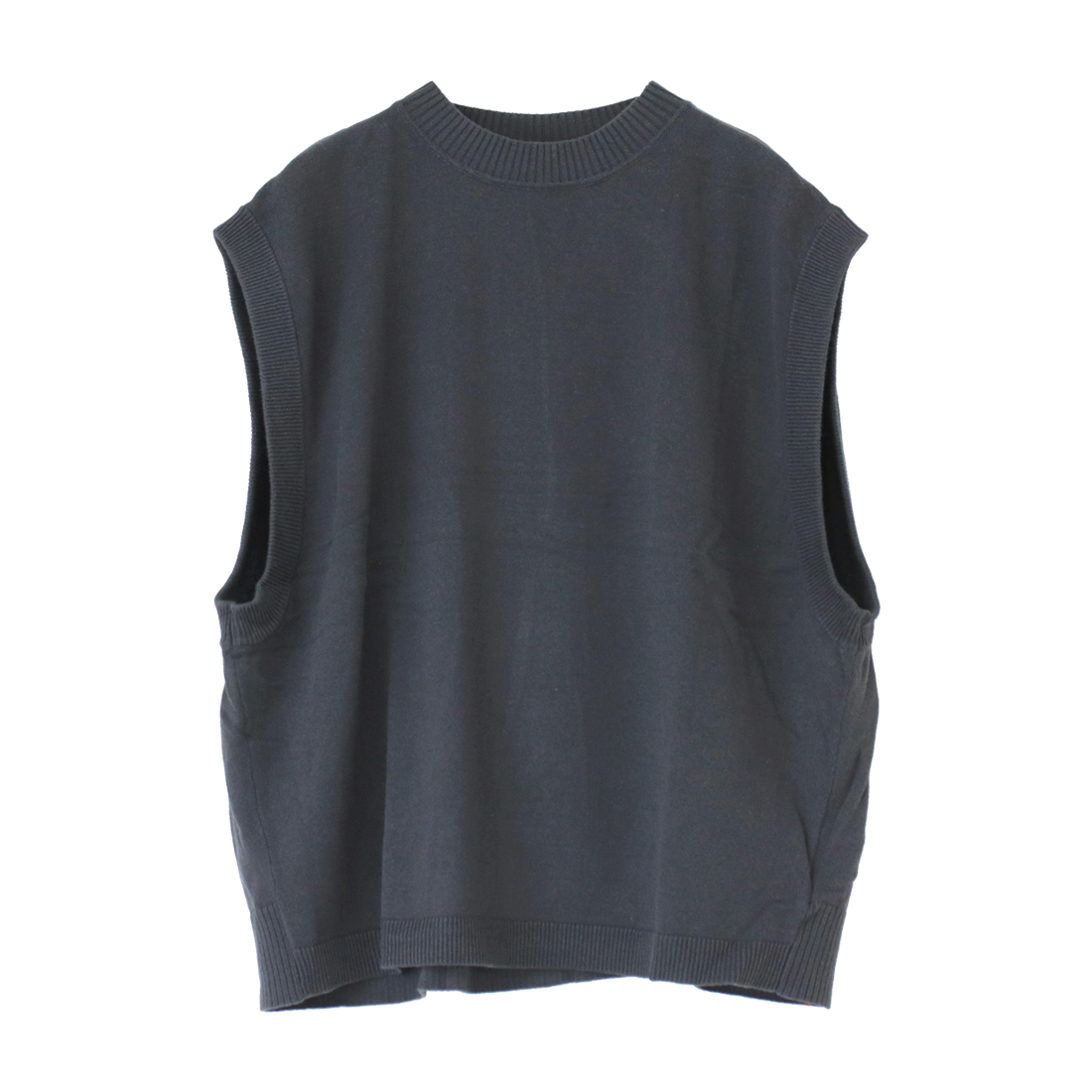 mao made（マオメイド） やわらかコットン バックタックだるまベスト