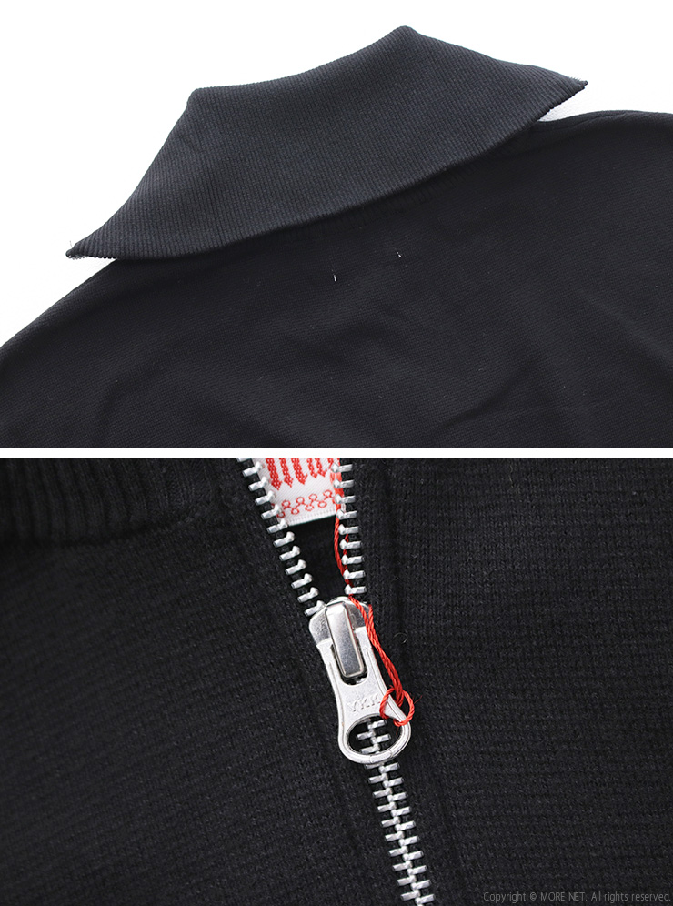 mao made（マオメイド） やわらかコットンミラノリブ ダブルジップ