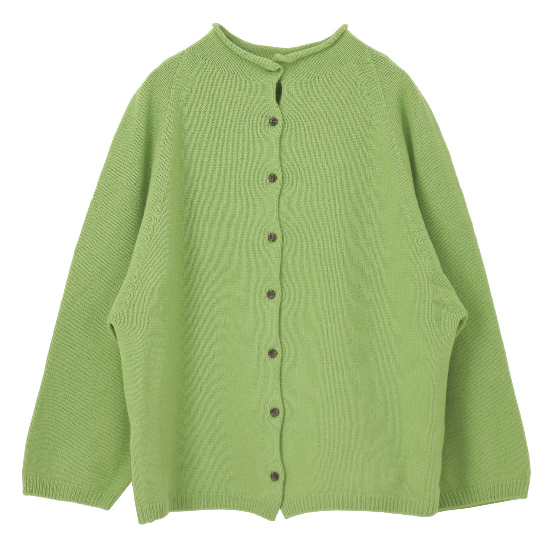 mao made（マオメイド） エアーヤーンコットン クルンネック2WAYプル