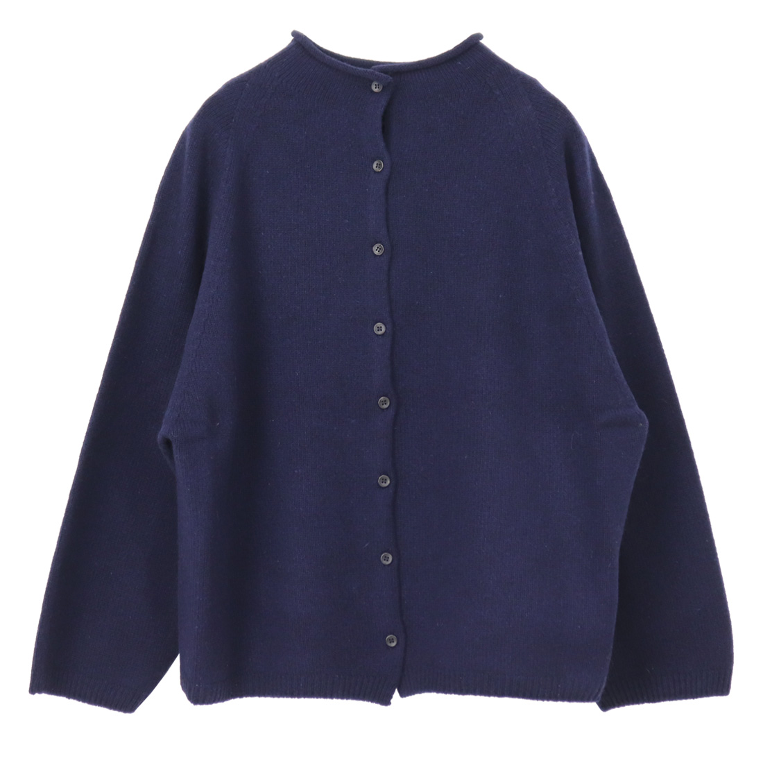 mao made（マオメイド） エアーヤーンコットン クルンネック2WAYプル