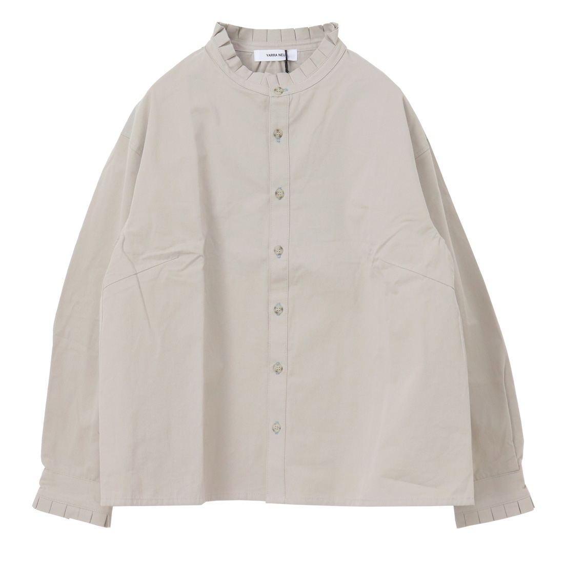 ヤラニュー YARRA NEU ヴィンテージワッシャー衿フリルシャツ 5553-423