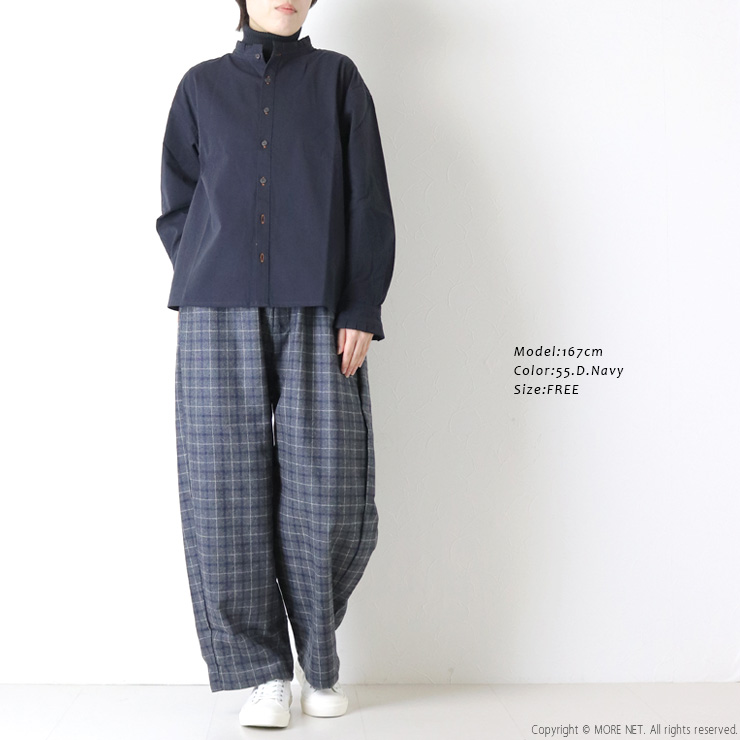 ヤラニュー YARRA NEU ヴィンテージワッシャー衿フリルシャツ 5553-423