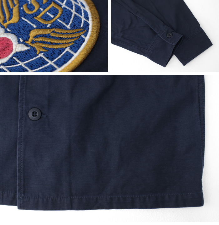ステュディオ・ダルチザン ミリタリーシャツジャケット STUDIO D'ARTISAN ステュディオ・ダルチザン ミリタリーシャツ