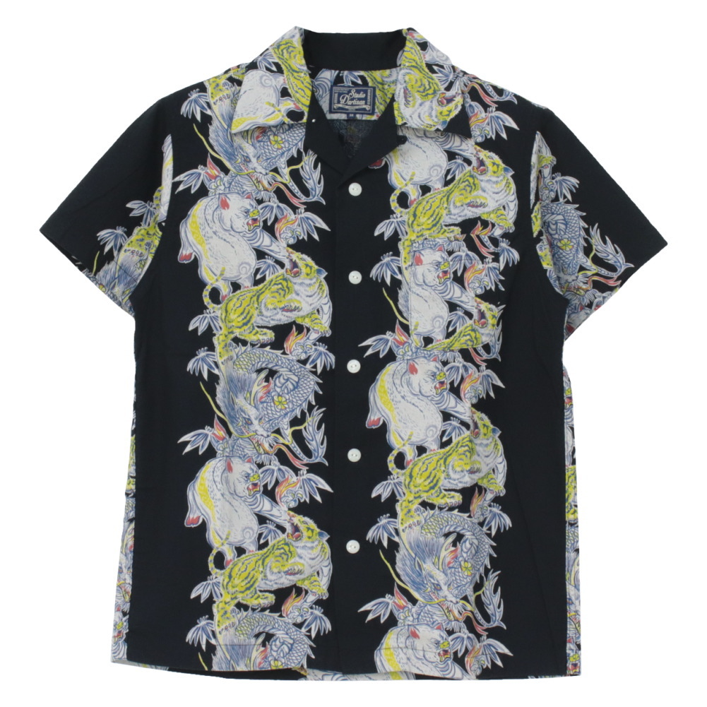 STUDIO D'ARTISAN.アロハシャツ　サイズ　M STUDIO D'ARTISAN アロハシャツ トルネード豚 コットン素材 豚
