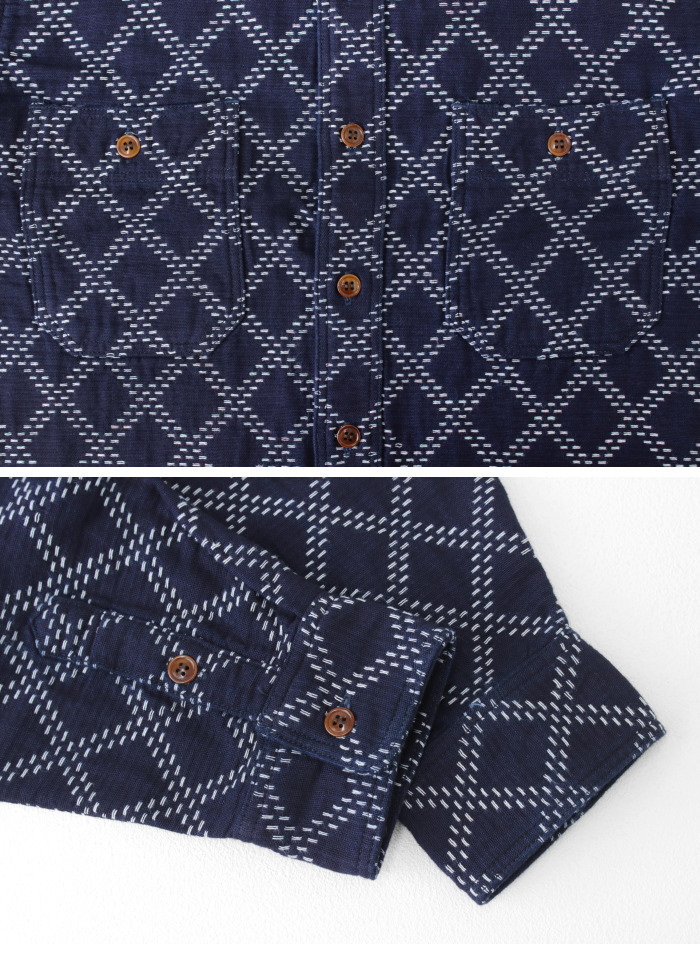 STUDIO D'ARTISAN（ステュディオ・ダ・ルチザン） インディゴ刺し子