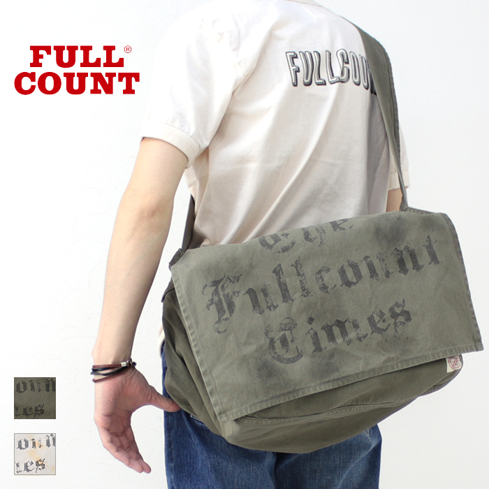 フルカウント FULLCOUNT ニュースペーパーバッグ 6030 メンズ 日本製 鞄 ショルダー ...