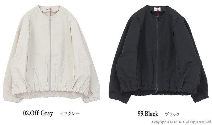 mao made（マオメイド） ヴィンテージウェザー バルーンシルエットZIP