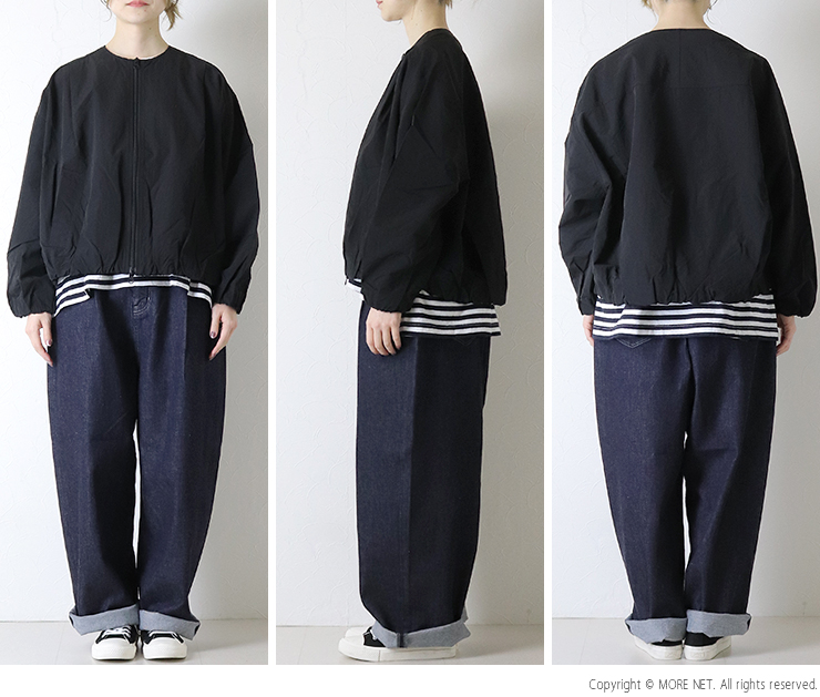 mao made（マオメイド） ヴィンテージウェザー バルーンシルエットZIP