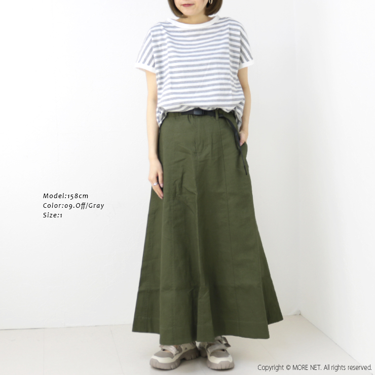 NARU ナル 40/2天竺ボーダー ミナミシャツ 619141/649036