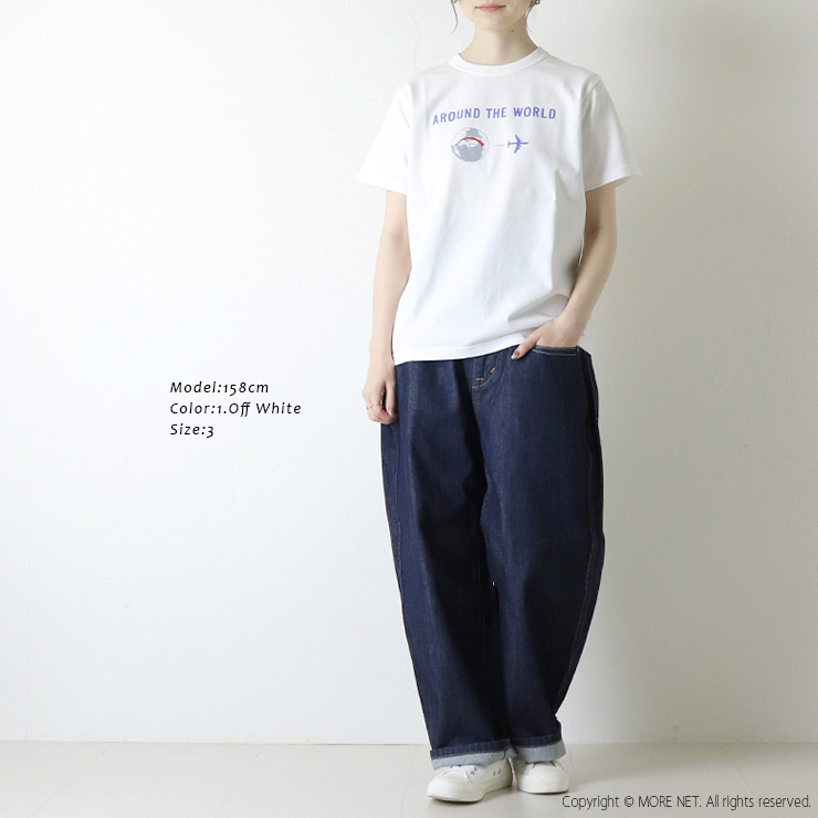 快晴堂 かいせいどう 半袖UNI-Tシャツ BASIC FIT A柄 Come fly with me