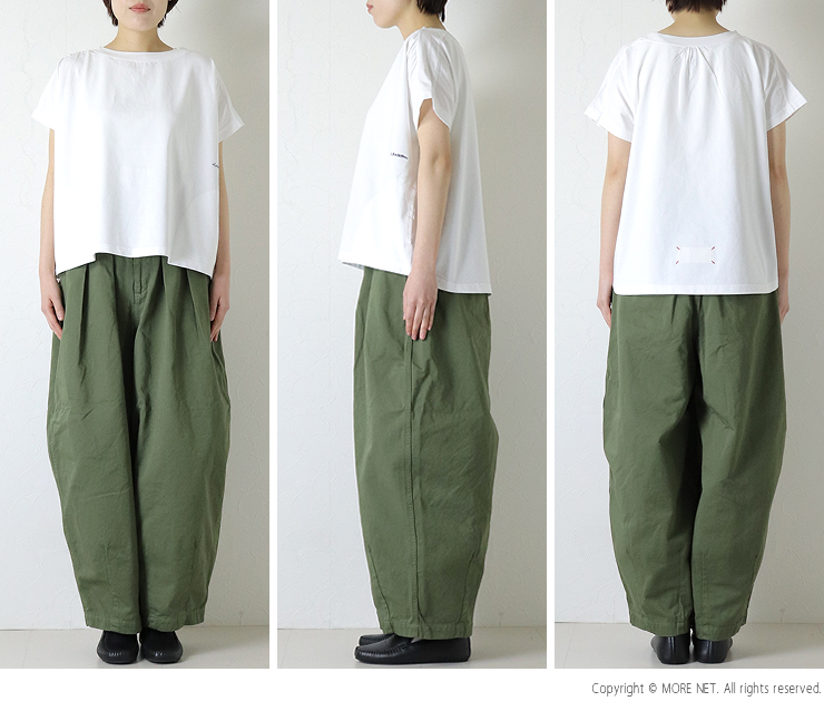 快晴堂 かいせいどう Girl's 肩ギャザー半袖Tシャツ 61C-32 無地