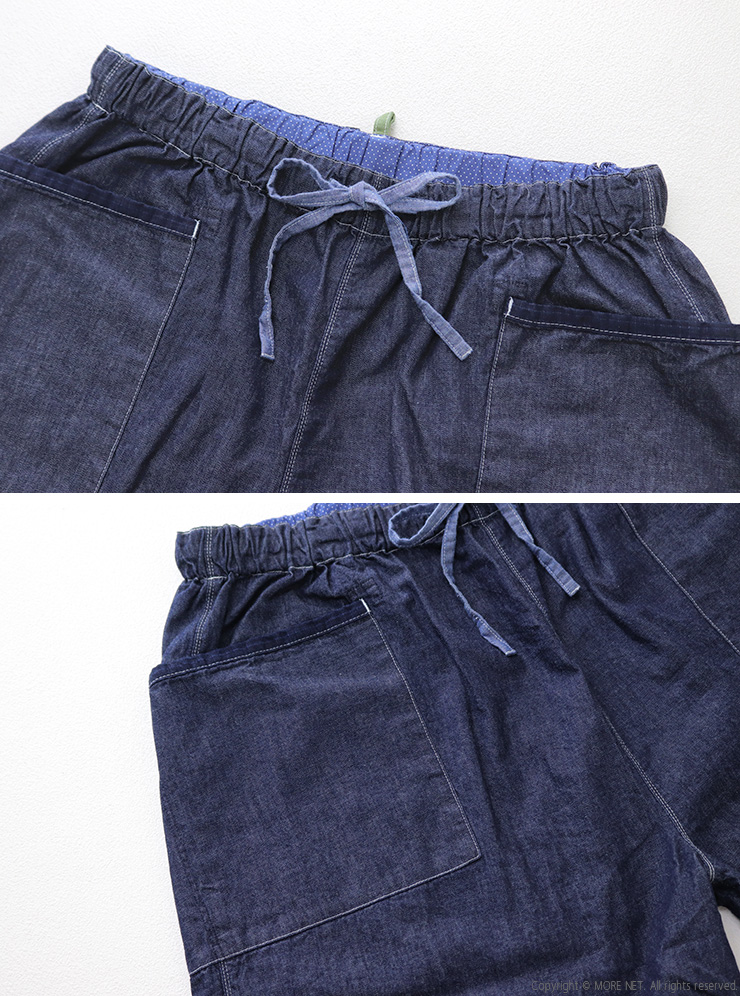 快晴堂 かいせいどう ライトオンスデニム6オンス 斜めポケット・New