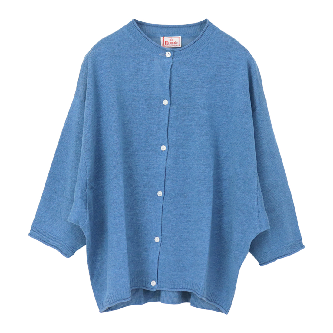 mao made（マオメイド） mao made UVリネンニット7分袖ドルマン