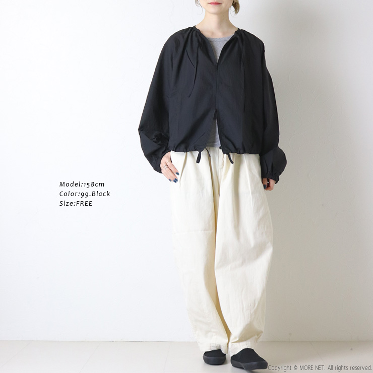 mao made（マオメイド） ナイロン撥水加工 ギャザーたっぷりシアー