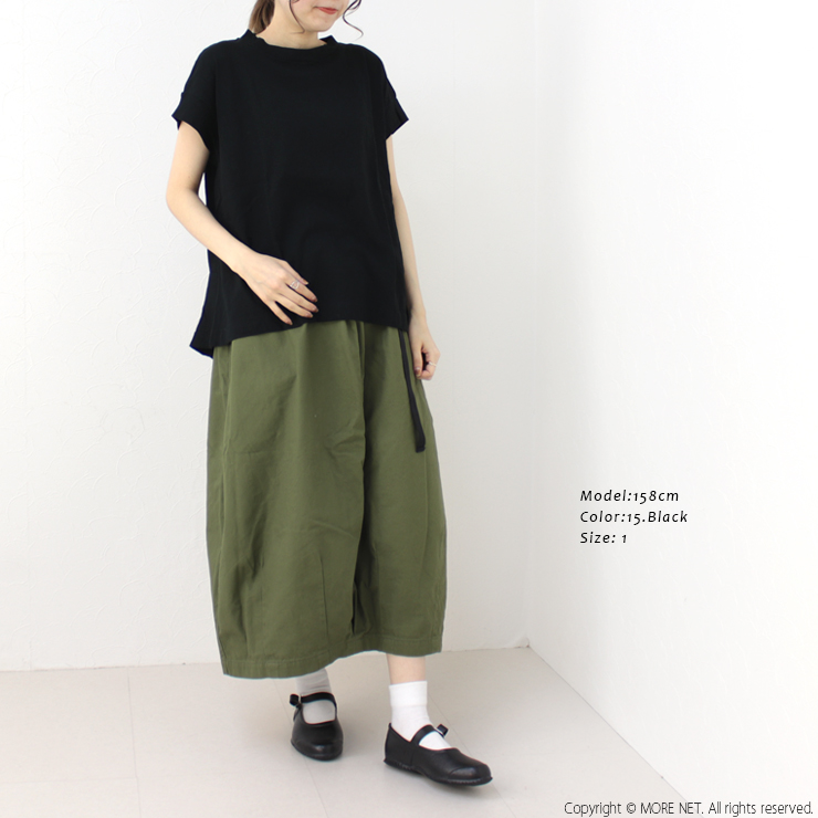 ナル NARU オールドコットンムラ糸リサイクル天竺カットソー 622101/649055 トップス Tシャツ 無地 日本製 レディース 2025春夏 爆買 | NARU | 10