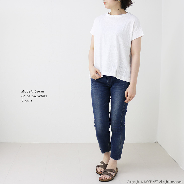ナル NARU オールドコットンムラ糸リサイクル天竺カットソー 622101/649055 トップス Tシャツ 無地 日本製 レディース 2025春夏 爆買 | NARU | 11