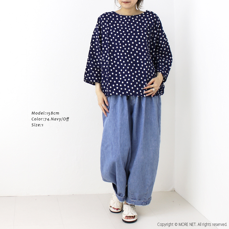 新品　manon ブラウス　透け感　ドット　水玉 新品manon ブラウス透け感ドット水玉