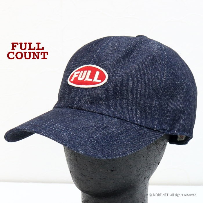 フルカウント FULLCOUNT  FULLワッペン デニムキャップ  6770 メンズ レディース 日本製 帽子 2023秋冬｜more-net2｜04