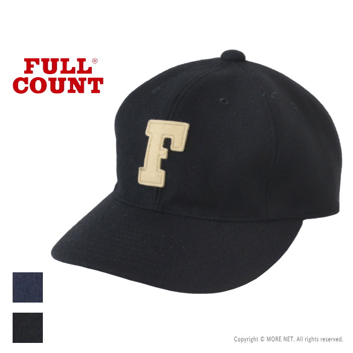 フルカウント FULLCOUNT 6パネルメルトンベースボールFキャップ 6843-25 メンズ 日本製 帽子 FULLCOUNT（フルカウント） FULLCOUNT 6パネルメルトンベースボールF