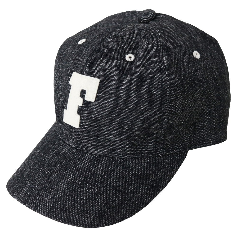 フルカウント デニムベースボールキャップ Fワッペン 6843 メンズ レディース 日本製 帽子 2...