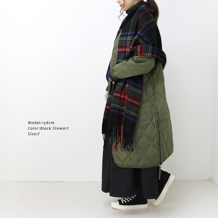 ツイードミル TWEEDMILL ラムウール大判ストール 70-190 イギリス製 マフラー プレゼント レディース | TWEED MILL | 18