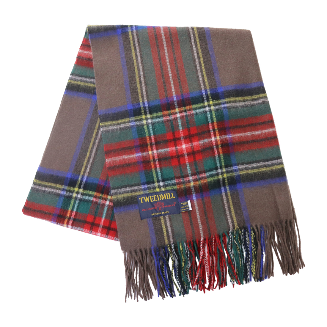 TWEED MILL（ツイードミル） ラムウール大判ストール 70-190 イギリス