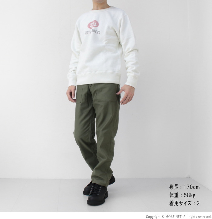 UES（ウエス） ロゴスウェット 702451 メンズ 日本製 吊り編み : モア